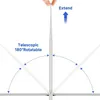 Minadax Radio & TV Teleskop Antenne – Digitale und Analoge Produktbild-Vorschau 3