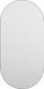 A vertical oval mirror with a thin dark frame against a white background. Produktbild-Vorschau