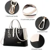Damen Handtaschen Schwarz groß taschen Leder moderne damen Produktbild-Vorschau 5