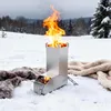 UISEBRT Stainless Steel Rocket Stove Fire Bowl - Portable Produktbild-Vorschau 8
