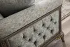 Luxus Stoffsofa Chesterfield Sofagarnitur Dreisitzer Sessel Produktbild-Vorschau 3