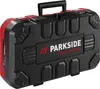 A black and red tool case with the "PARKSIDE PERFORMANCE" logo on it, set against a white background. Produktbild-Vorschau