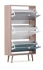 Schuhschrank Colory Sonoma Eiche hell, Petrol, Weiß und Produktbild-Vorschau 5