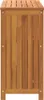 A side view of a wooden console table. Náhled obrázku produktu