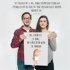 Mr. & Mrs. Panda Bild Igel Wein DIN A2 - Grau Pastell - Produktbild-Vorschau 4