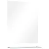 vidaXL Wandspiegel mit Regal 50×60 cm Hartglas -  Spiegel Produktbild-Vorschau 3