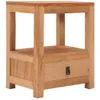 vidaXL Nachttisch 40x30x50 cm Massivholz Teak Produktbild-Vorschau 4