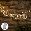 Lichtsnoer Solar 200 LEDs warmweiß 5 m IP44 mit Fernbedienung Productafbeelding-voorbeeld