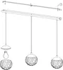 Lampada a sospensione MIRTAZZA 99072 Eglo Anteprima dell’immagine prodotto 3