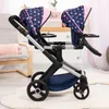 Carrozzina gemellare Xeo Twin blu/rosa con fata - Anteprima dell’immagine prodotto 4