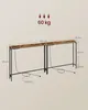VASAGLE Sofatisch, Flurtisch, schmales Design, 15 x 100 x Produktbild-Vorschau 4