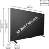 Toshiba 65QV2363DA QLED Fernseher 65 Zoll Smart TV VIDAA 4K Produktbild-Vorschau 3
