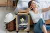 MuchoWow® Koffer Handgepäck Trolley Rollkoffer Kleine Produktbild-Vorschau 2