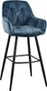 Design Barhocker MILANO petrol Samt Barstuhl mit Produktbild-Vorschau 10