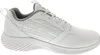 A side view of a white athletic shoe against a white background. Produktbild-Vorschau
