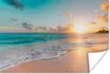MuchoWow® Poster Sonnenuntergang - Strand - Meer - Sommer - Produktbild-Vorschau 1