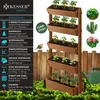 KESSER® Hochbeet mit Etagen Premium Blumenkasten Produktbild-Vorschau 2