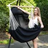 XXL hangstoel met zijvak en kussen, 220x120 cm, geschikt Productafbeelding-voorbeeld 6