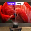 A projector displaying an image of a flamingo, split into 'Night' and 'Day' modes. Anteprima dell’immagine prodotto