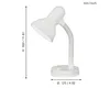 Lampe à poser LB22 flexible blanc BASIC 9229 Voir les images du produit 10
