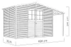 Gartenhaus Bertilo Fineline 4 inkl. Schleppdach 441 x 210 Produktbild-Vorschau 15