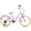 Rower 20 cali dla dziewczynki 6 biegów Shimano Flower Bike Podgląd zdjęcia produktu 2