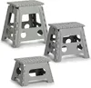 Klappbarer Tritthocker Kunststoff grau 38,5 x 31,5 x 39 cm Produktbild-Vorschau 8