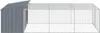vidaXL Psí bouda s výběhem antracitová 197x396x110 cm Náhled obrázku produktu 6