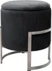 Hocker mit Stauraum SIMORIN - schwarz/silber Produktbild-Vorschau 3