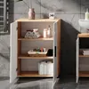 Meuble salle de bain Vicco Irma Blanc brillant/Chêne doré Voir les images du produit 5