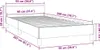 vidaXL Rám postele bez matraca tmavosivý 90x200 cm zamat Náhľad obrázku produktu 7