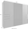 Armadio ad ante scorrevoli Saigon Armadio 270x64x208cm Anteprima dell’immagine prodotto 3