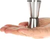 com-four® 2x Messbecher aus Stahl - Barmaß für Spirituosen Produktbild-Vorschau 5
