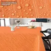 Tischdecke Wachstuch Einfarbig Rot Robust Wasserabweisend Produktbild-Vorschau 4