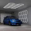 XINZI LED Hexagon stropní světlo - 14 panelů, 6500K bílá, Náhled obrázku produktu 11