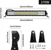 XINZI 270W LED Zusatzscheinwerfer, 12-24V DC Flutlicht Produktbild-Vorschau 2