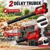 Aku foukač listí 21V Brushless, 2×4,0Ah baterie, 320 km/h, Náhled obrázku produktu 6