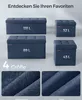 SONGMICS 76cm Sitzbank mit Stauraum, klappbare Sitztruhe, Produktbild-Vorschau 4