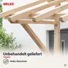 Holz Vordach 120x205 cm Haustürüberdachung Pultdach Produktbild-Vorschau 8