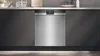 Siemens iQ300, Unterbau-Geschirrspüler, 60 cm, Gebürsteter Stahl SN43ES04TE Frontansicht geschlossen Einbau Podgląd zdjęcia produktu