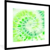 MuchoWow® Gerahmtes Poster Krawattenfärbung - Grün - Kunst Produktbild-Vorschau 1