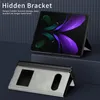 Galaxy Z Fold2 Hülle, Schlank Flip Leder View-Fenster Produktbild-Vorschau 4