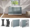 Küchenschrank für Dachschrägen Vicco R-Line Blau-Grau 80 cm Produktbild-Vorschau 2