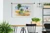 MuchoWow® Wandteppich Wandbehang Leuchtturm - Palme - Produktbild-Vorschau 2
