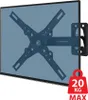 A TV wall mount is shown attached to a TV screen, with a weight limit indicator in the corner. Náhled obrázku produktu