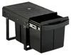 Poubelle encastrable Relaxdays, 3 compartiments, 15 l et 2 Voir les images du produit 1
