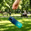 Vilde | Trinkflasche 500 ml - Blau Ombre - Sportflasche mit Produktbild-Vorschau 6