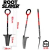 Root Slayer Wurzelspaten mit Stiel, ergonomisch & robust, Produktbild-Vorschau 3