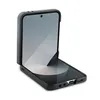 A black flip phone case is shown open against a white background. Náhled obrázku produktu