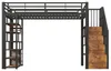 Lit superposé 90 x 200 cm avec éclairage LED, structure en Voir les images du produit 8